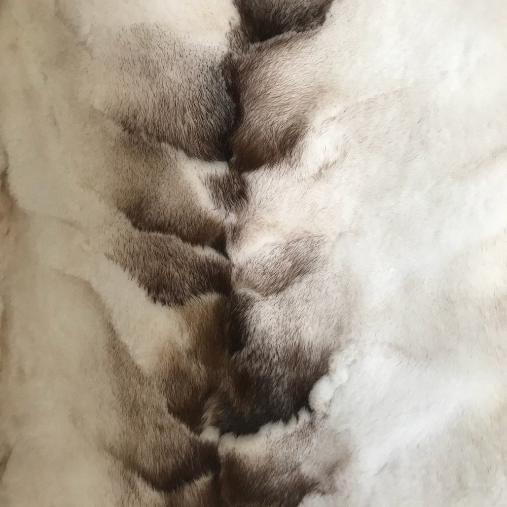 Mink reversible to poplin vest - Picture 5 of 8